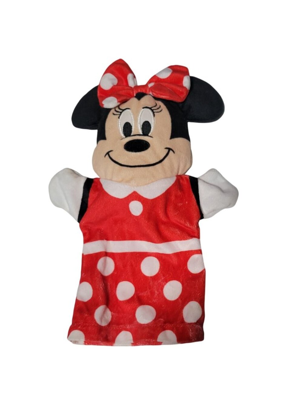 Disney Minnie Mouse Hand Puppet 11 inch Plush Stuffed Animal Melissa and Doug